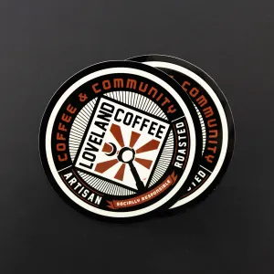 Coffee & Community Sticker