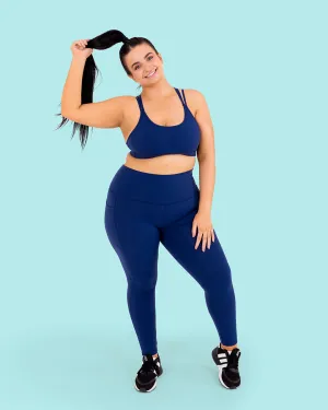 HERO Super Hold Leggings Navy Blue