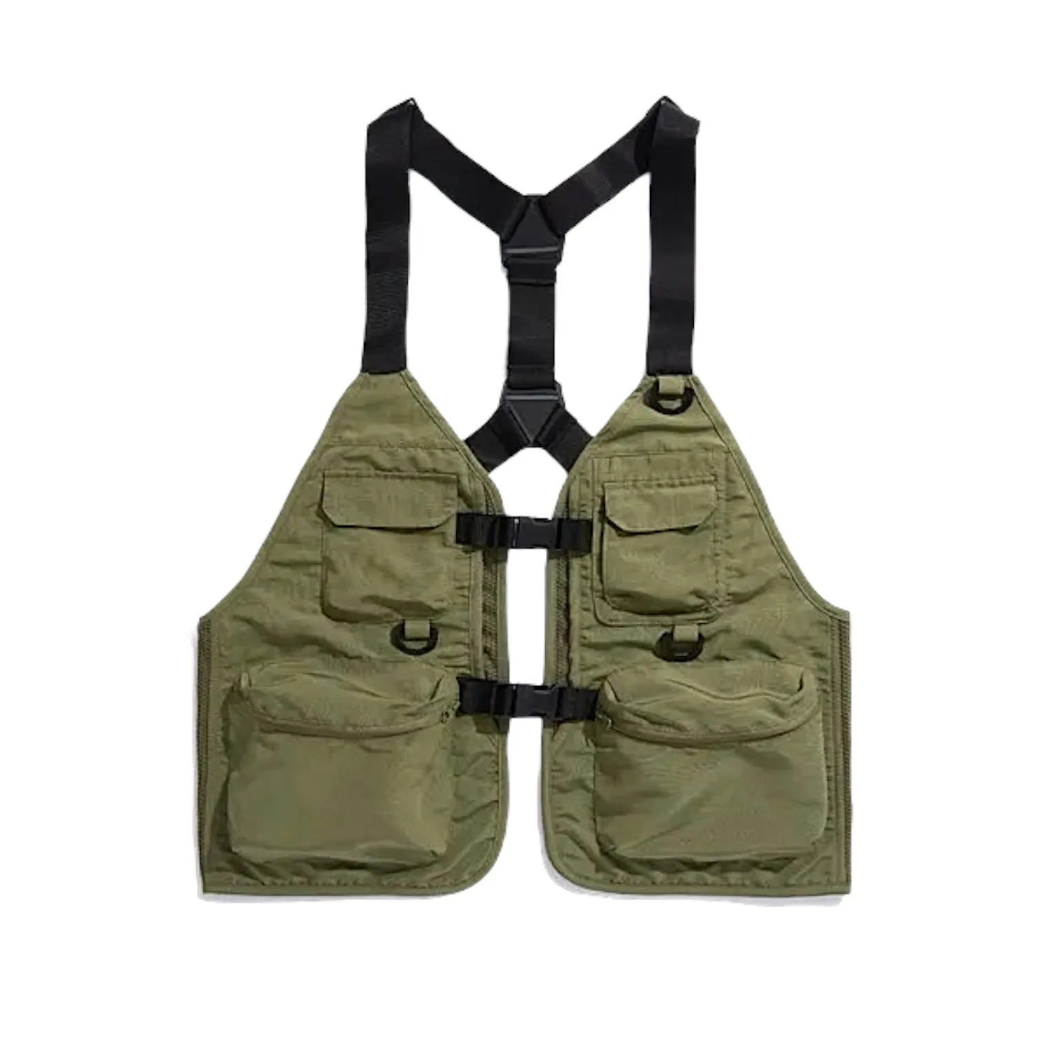 Multi pocket apron vest