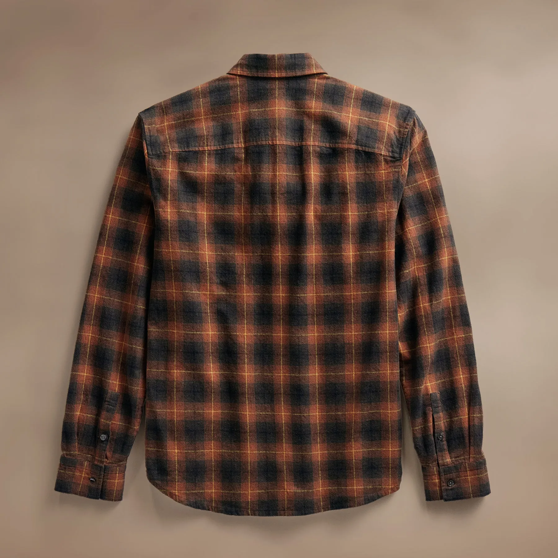 Plaid Flannel Shirt - Amber Plaid