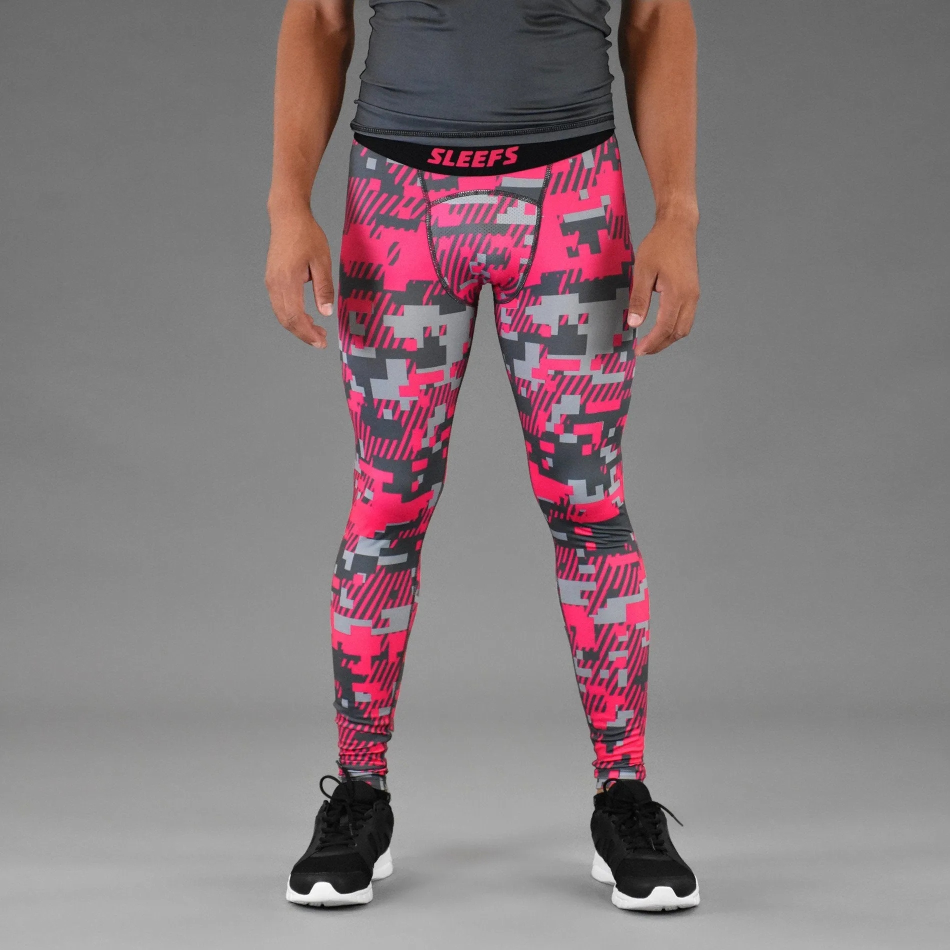 Sleefs BCA Pink Ribbon Digital Ultra Metal compression tights / leggings