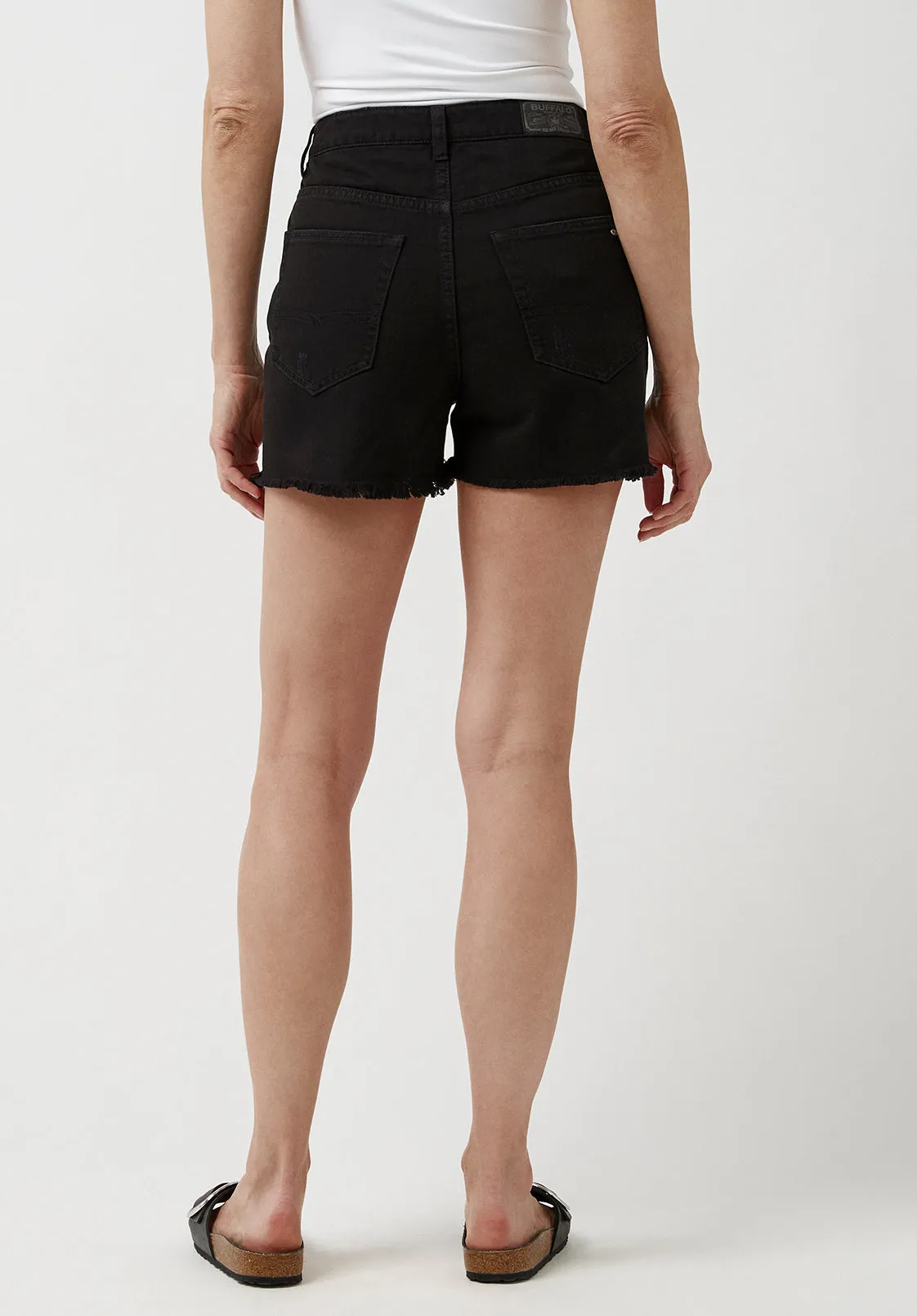 Super High Rise Joanna Frayed Shorts - BL15913
